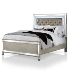 2pc La Mesa Bed And Chest Set Silver - HOMES: Inside + Out -Nexera Furniture Store GUEST 01b50b41 7176 4492 a16f e59b8737271b