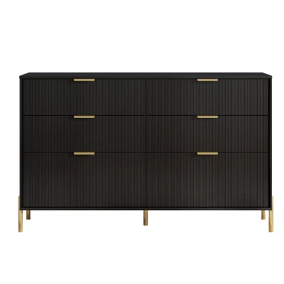 Festivo 4pc Modern Elegance Bedremm Chest And Dresser And 3 Drawer Nightstands Set 8 Festivo 4pc Modern Elegance Bedremm Chest And Dresser And 3 Drawer Nightstands Set - Image 6
