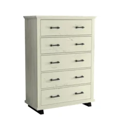 Festivo 2pc Contemporary 9 Drawer Dresser And 38" 5 Drawer Chest Set Saw Cut Off-White: Bedroom Storage With Adult Assembly Required -Nexera Furniture Store GUEST 054d7c6b 2ba0 4b41 8e9d 9564d7545074