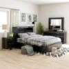 5pc Shorehaven Bedroom Set With 2 Nightstands Black/Chrome - MiBasics -Nexera Furniture Store GUEST 067cbee0 39ae 49d8 be9d 2527842affd8