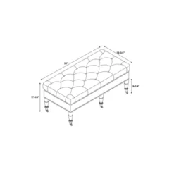50" Isabelle Bench - Linon 18 50" Isabelle Bench - Linon -Nexera Furniture Store GUEST 06dba186 5b5a 4f88 a892 b3d11ecf3e31