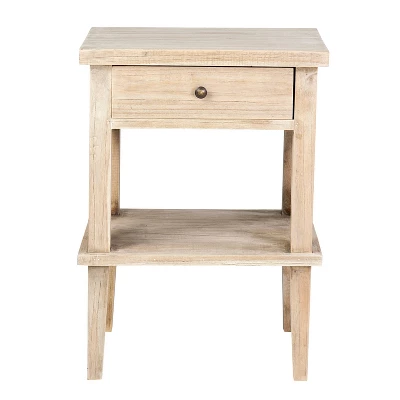 Bevan Mindi Nightstand Wood Bedside Table Brown - East At Main 3 Bevan Mindi Nightstand Wood Bedside Table Brown - East At Main