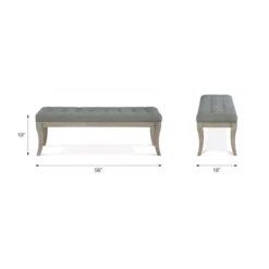 Adina Rectangular Tufted Bench Taupe - Dorel Living -Nexera Furniture Store GUEST 07b157af d0fd 475a 9836 b513ef1bd60e
