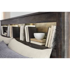 Queen/Full Drystan Bookcase Headboard - Signature Design By Ashley -Nexera Furniture Store GUEST 087fc94c 12fe 46d2 b56c b7945ee70644