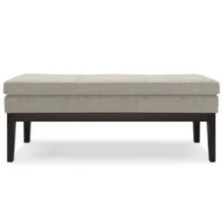 Bragg Ottoman Bench Light Gray - WyndenHall 17 Bragg Ottoman Bench Light Gray - WyndenHall -Nexera Furniture Store GUEST 0910b477 b585 4656 b665 8d52245be093