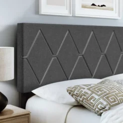 Darcy Diamond Stitched Upholstered Bed - Eco Dream -Nexera Furniture Store GUEST 0a347b21 aab9 459b 90b0 bd5cb71a52a8