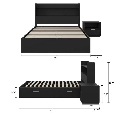 Nexera 3pc Full Hunter Bedroom Set 8 Nexera 3pc Full Hunter Bedroom Set - Image 6