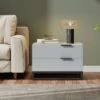 KTMBDW Nightstand With 2 Drawers, Modern Night Stand For Bedroom With Metal Handle, Wooden Bedside Table For Small Spaces, Living Room, Bedroom, Gray -Nexera Furniture Store GUEST 0de073b0 1fce 46d6 a37c 7bca2539c139