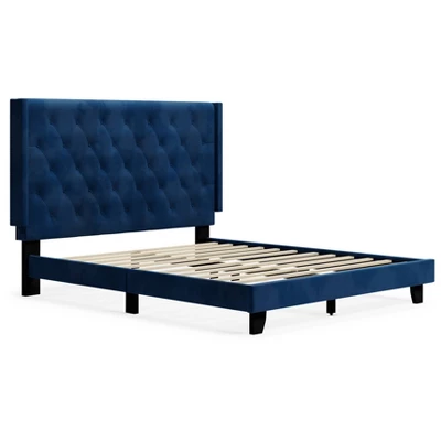 Queen Vintasso Upholstered Bed Blue - Signature Design By Ashley 4 Queen Vintasso Upholstered Bed Blue - Signature Design By Ashley - Image 2