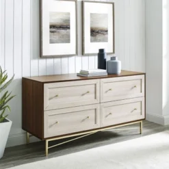 Jones Horizontal Modern 4 Drawer Dresser - Saracina Home -Nexera Furniture Store GUEST 0e662110 9fc6 4d26 8576 3235ab905217