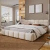 Christopher Knight Home Beryl Checkerboard Design Chenille Upholstered Bed -Nexera Furniture Store GUEST 0e9611a3 0b7d 45d0 8716 b69bf1c416d2