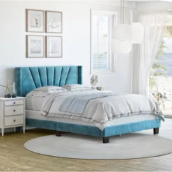 Ariana Velvet Upholstered Platform Bed Frame - Eco Dream 9 Ariana Velvet Upholstered Platform Bed Frame - Eco Dream -Nexera Furniture Store GUEST 0fb2d659 9986 4a7c 8a24 206dee7a5ca4