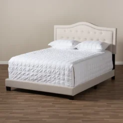 Emerson Modern And Contemporary Fabric Upholstered Bed - Baxton Studio -Nexera Furniture Store GUEST 10a45b24 07e1 4a3a 978f 0eb046ae7e8f
