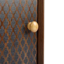 Arina Bedside Table Accent End Table Side Table With 3D Printed Elements Mid Century Modern 1 Drawer Nightstand With Storage-Maison Boucle -Nexera Furniture Store GUEST 1152ba1c ac37 45fb a308 28e883d99dd6