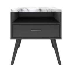 Maddox Mid-Century Modern Marble Top Nightstand - Eco Dream -Nexera Furniture Store GUEST 11a3c18c 391c 4eb2 ada8 a43eb06c4ea0