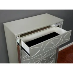 2pc La Mesa Bed And Chest Set Silver - HOMES: Inside + Out -Nexera Furniture Store GUEST 11c515ee c8d3 4731 938f 3fbe31947265