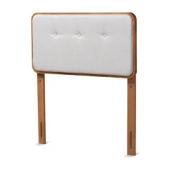 Twin Palina Upholstered And Wood Headboard - Baxton Studio -Nexera Furniture Store GUEST 1213c149 a97b 4765 bf3d 858cd5610aa4