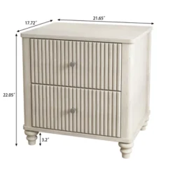 GDFStudio Elton 3 Piece Fluted Wood Bedroom Furniture Sets -Nexera Furniture Store GUEST 1497f384 defe 4386 a768 f1834ad71464