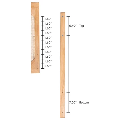 Bali & Pari Queen Aurelia Bayur Wood And Rattan Headboard: Bohemian Design, Wall Or Frame Mount, Adjustable Height 9 Bali & Pari Queen Aurelia Bayur Wood And Rattan Headboard: Bohemian Design, Wall Or Frame Mount, Adjustable Height - Image 7