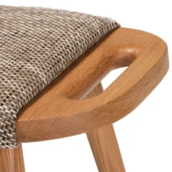 Banner Fabric Upholstered And Wood Accent Bench - Light Brown/Oak Brown - Baxton Studio -Nexera Furniture Store GUEST 170fe299 e932 4b77 8a18 9b9c0e333f9c