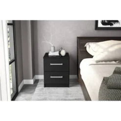Juliette 2 Drawer Nightstand - Polifurniture -Nexera Furniture Store GUEST 1823fede 5f55 4bfa 88e4 9e1c10220454