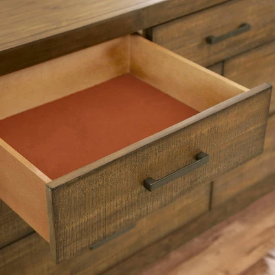 5pc King Aurora Mid Century Bedroom Set Brown - Abbyson Living 10 5pc King Aurora Mid Century Bedroom Set Brown - Abbyson Living - Image 8