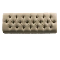 Carolina Tufted Bench With Nailhead Trim Cream - HomePop 16 Carolina Tufted Bench With Nailhead Trim Cream - HomePop -Nexera Furniture Store GUEST 18a29f28 6390 4f73 8766 9a1d5278eab6