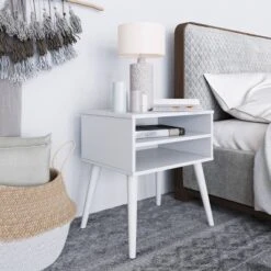 Valence Mid Century Modern Nightstand - Eco Dream -Nexera Furniture Store GUEST 1a0502d3 8c69 4863 b170 d79073a2bc35