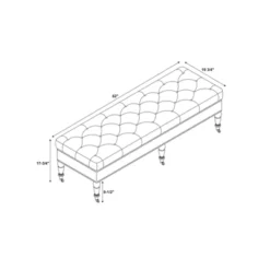 62" Isabelle Bench - Linon -Nexera Furniture Store GUEST 1abd2f36 69e7 4ae3 8e7a cfd5e9438085