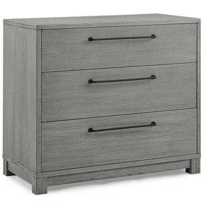 Simmons Kids' Willow 3 Drawer Dresser With Changing Top - Rustic Ash 9 Simmons Kids' Willow 3 Drawer Dresser With Changing Top - Rustic Ash - Image 7