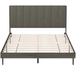 Costway Upholstered Tufted Bed Wood Platform Mattress Foundation Headboard Queen -Nexera Furniture Store GUEST 1d69219e b07c 46a4 9701 866da7729868