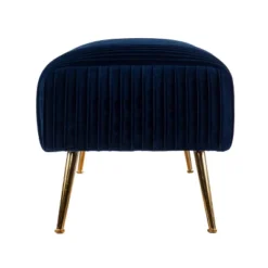 Tawver Contemporary Upholstered Bench Blue/Gold - Aiden Lane -Nexera Furniture Store GUEST 1e8b8321 b485 49f6 b90d 78f3d407ff4b