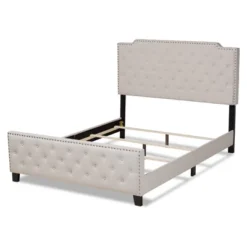 Marion Fabric Upholstered Button Tufted Panel Bed - Baxton Studio -Nexera Furniture Store GUEST 1f9b9dcc 5087 4450 947f 327b736a22af