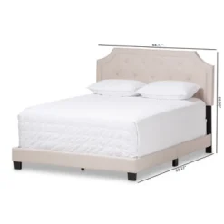 Willis Modern And Contemporary Fabric Upholstered Bed - Baxton Studio -Nexera Furniture Store GUEST 21310d46 009d 4991 95bf 5ba848d62008