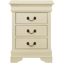 Passion Furniture Louis Philippe 3-Drawer Nightstand (29 In. H X 16 In. W X 21 In. D) 26 Passion Furniture Louis Philippe 3-Drawer Nightstand (29 In. H X 16 In. W X 21 In. D) -Nexera Furniture Store GUEST 214f79c5 cf93 46be 8499 a76683fe9e8f