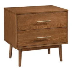 HOMES: Inside + Out 3pc King Riverstone Mid-Century Modern Boucle Bedroom Set With 2 Nightstands Walnut -Nexera Furniture Store GUEST 21e0819a 6608 407f 95d0 ce9e08a80cf6