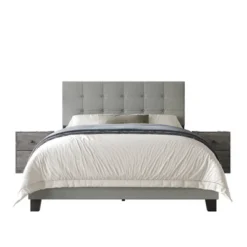 Home Design Sara Panel Bed With 2 Nightstands Gray -Nexera Furniture Store GUEST 21ff2ba1 9ad9 4b5e 98d0 ecce7b288ded