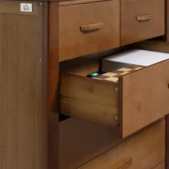 HOMCOM Tall Dresser For Bedroom, 6 Drawer Dresser, Chest Of Drawers With Bamboo Frame, Brown -Nexera Furniture Store GUEST 2222aaed cc83 492e 86b8 8d52afdc092a