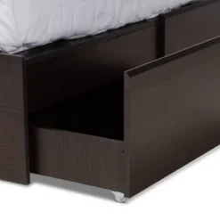 Queen 6 Drawer Blaine Wood Platform Storage Bed Dark Brown - Baxton Studio 16 Queen 6 Drawer Blaine Wood Platform Storage Bed Dark Brown - Baxton Studio -Nexera Furniture Store GUEST 2381bfe9 0b20 433f 85bd b0dede164587