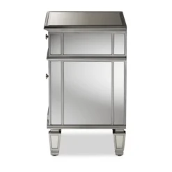 Sussie Hollywood Regency Glamour Style Mirrored 2 - Drawer Nightstand - Baxton Studio 11 Sussie Hollywood Regency Glamour Style Mirrored 2 - Drawer Nightstand - Baxton Studio -Nexera Furniture Store GUEST 24b7e8b9 42a3 4fc4 a3f1 0f3aade951da