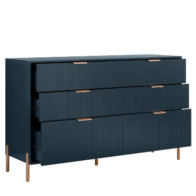 Festivo 4pc Modern Elegance Bedroom Chest And 6 Drawer Dresser And 3 Drawer Nightstands Set 11 Festivo 4pc Modern Elegance Bedroom Chest And 6 Drawer Dresser And 3 Drawer Nightstands Set - Image 9