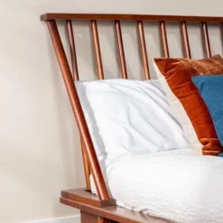 Boho Solid Wood Spindle Platform Bed - Saracina Home -Nexera Furniture Store GUEST 25c48dee c55c 4d11 acb3 98c5359f0380