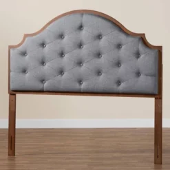 Baxton Studio King Premala Fabric And Wood Headboard Gray/Walnut Brown: Tufted Design, Adjustable Height 13 Baxton Studio King Premala Fabric And Wood Headboard Gray/Walnut Brown: Tufted Design, Adjustable Height -Nexera Furniture Store GUEST 25cea5ad e85c 499d b9a9 4010fd488893