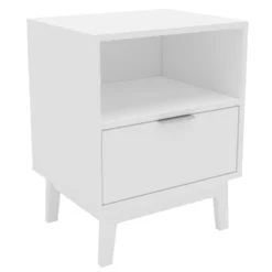 Polifurniture 4pc Full Victoria Bedroom Set White: Modern Style, Includes Frame & 2 Nightstands -Nexera Furniture Store GUEST 260803d4 ec84 483c 9338 1945ececfeb1