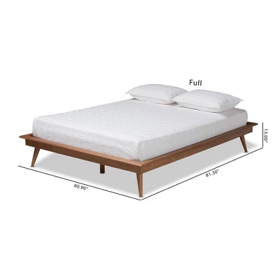 Karine Wood Platform Bed Frame - Baxton Studio 3 Karine Wood Platform Bed Frame - Baxton Studio