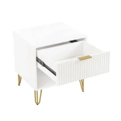 Manhattan Comfort Dumbo 2pc Modern 3 Drawer Dresser And 1 Drawer Nightstand Set -Nexera Furniture Store GUEST 263feab9 5ced 4e55 91df 966d59c10b3e