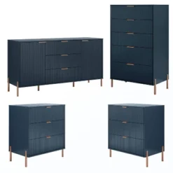 Festivo 4pc Modern Elegance Bedremm Chest And Dresser And 3 Drawer Nightstands Set 32 Festivo 4pc Modern Elegance Bedremm Chest And Dresser And 3 Drawer Nightstands Set -Nexera Furniture Store GUEST 26689b25 d51a 4b67 bbce 4d3f6880be1f