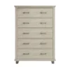 38'' Chest With 5 Drawers Beige - Accent Furniture