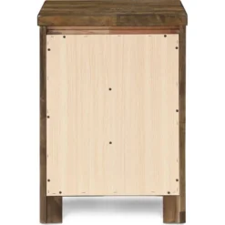 Stratford 3 Drawer Nightstand Rustic Brown - Finch -Nexera Furniture Store GUEST 286092e6 b123 4943 b791 115ad5a29731
