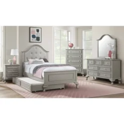 Jenna Nightstand Gray - Picket House Furnishings